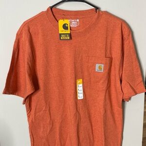 Carhartt Loose Fit Heavyweight Men's Short Sleeve Tee Burnt Orange Small NWT NEW